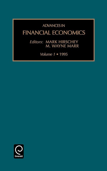 Book cover image for Advances in Financial Economics ISBN: 9781559389754